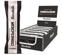 Barebells - Barritas Proteína - 20g Protein x Bar - Baja en azúcar y Calorías - Sin Aceite de Palma - Cookies and Cream (12 Barritas x 55g)
