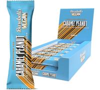 Barebells - Barritas Proteína Vegana - 15g Protein x Bar - Baja en azúcar - Baja en Calorías - Sin Aceite de Palma - Vegan Caramel Peanut (12 Barritas x 55g)