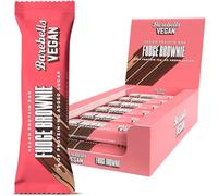 Barebells - Barritas Proteína Vegana - 15g Protein x Bar - Baja en azúcar - Baja en Calorías - Sin Aceite de Palma - Vegan Fudge Brownie (12 Barritas x 55g)