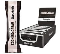 Barebells - Caja Barebells Barrita De Proteínas (12x55g) - Barritas de proteínas - 20 g de proteínas y sin azúcares añadidos - Galletas y nata