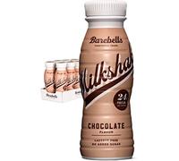 Barebells Milkshake - Batido de Proteínas 24g por Batido, Sin Lactosa, Sin Gluten, Sin Azúcares Añadidos, Sabor a chocolate - Pack 8 Batidos x 330ml