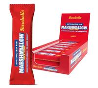Barebells Soft Protein Bar - Barra alta en proteínas de 17 g, barra baja en azúcar, sin aceite de palma - Marshmallow Rocky Road, 12 x 55 g
