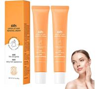 Barebliss - Crema depilatoria facial, crema removedora de vello para labios superiores, suero depilatorio conveniente de los años 60, para cara, labio superior, barbilla, piel suave y duradera, para