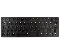Glorious Gaming GMMK Compact 60%, Barebones (solo carcasa) - Teclado gaming mecánico, RGB por tecla, hot swap y personalizable, distribuciones internacional / ISO - Negro