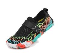 Barefoot Bambino Bambina Antiscivolo Scarpe Multisport Per Spiaggia/Running/Allenamento/Corsa/Trekking/Palestra/Scoglio/Immersione Taglia 28 36, Negro , 29.5 EU