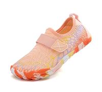 Barefoot Bambino Bambina Antiscivolo Scarpe Multisport Per Spiaggia/Running/Allenamento/Corsa/Trekking/Palestra/Scoglio/Immersione Taglia 28 36, Rosa., 32 EU
