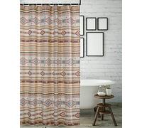 Barefoot Bungalow Greenland Home Fashions Phoenix - Cortina de Ducha, 72 x 72 Pulgadas, Color marrón