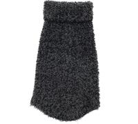 Barefoot Dreams® CozyChic® - Suéter acanalado para mascotas, color negro carbón jaspeado, talla XXXL