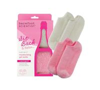 Barefoot Scientist Sleep On It - Calcetines de gel hidratante durante la noche, nutre tus pies, bebe y relájate, rosa y champán, paquete de 2