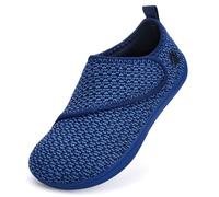 Barefoot Shoes Niños Ancha Zapatillas Descalzo con Caída Cero Bebé Niño Niñas Minimalistas de Zapatos Transpirables(Marina, 22EU Ancha)