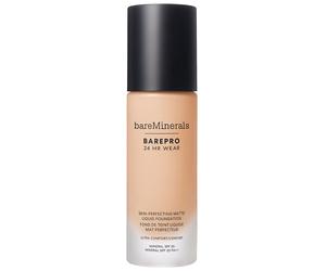 bareMinerals - BAREPRO® 24HR Wear Skin-Perfecting Matte Liquid Foundation Mineral SPF 20 - Tez con SPF Light 27 Cool 30 ml