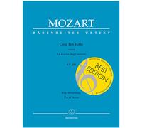 BARENREITER MOZART W.A. - COSI FAN TUTTE KV 588 - VOCAL SCORE Classical sheets Choral and vocal ensembles