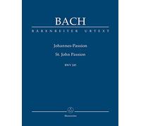BARENREITER TASCHENPARTITUREN BACH J.S. - ST JOHN PASSION BWV 245 - STUDY SCORE Classical sheets Choral and vocal ensembles
