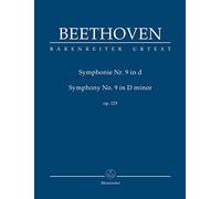 BARENREITER TASCHENPARTITUREN BEETHOVEN L.V - SYMPHONIE NR. 9 IN D MINOR OP. 125 - STUDY SCORE Classical sheets Pocket score