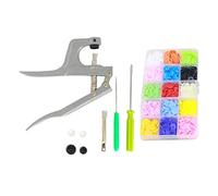 barenx 158 piezas T3 T5 T8 botón de presión de plástico con broches para coser y manualidades