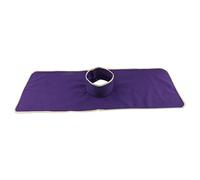 barenx Alfombrilla reutilizable con agujero facial cama de masaje, color morado