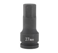 barenx Brocas de impacto largo de 3/4 pulgadas de profundidad para tuercas de eje, herramienta de destornillador Allen, 27 mm