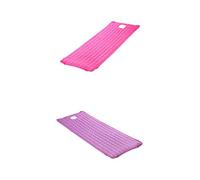 barenx Juego de 2 fundas gruesas para mesa de masaje suave para camas de 185 x 70 cm, para hotel, salón de belleza, cosméticos, morado, rosa y rojo