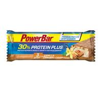 Powerbar - 30% Protein Plus - Vanilla Caramel Crisp - 15x55g - Barrita rica en proteínas - Proteína de suero y caseína - Sin colágeno
