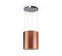 Barett 35cm 522m³/h Campana Extractora de Isla Cobre