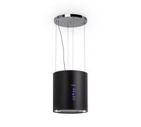 Barett 35cm 522m³/h Campana Extractora de Isla Negro