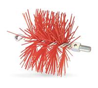 BARETTO Cepillo de Chimenea para Kit de Limpieza, Cepillo de Nylon para Limpieza de Chimeneas y Conductos de Humos, Cepillo de Repuesto (130 mm)
