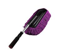 Bargain Crusader Cepillo telescópico extraíble de Cera para Coche, Nano Fibra, Cepillo de Lavado de Coche, Herramienta de Limpieza para Coche, trapeador de Cera para salpicadero, Kit de Limpieza