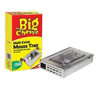 Bargainstore Trampa de ratón Humane Multi Ratones Captura Control de plagas Roedor Catcher Metal