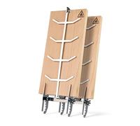 Bargen Tablas de salmón con soporte estable de acero inoxidable, 32 x 15 cm, accesorios para barbacoa para braseros y barbacoas esféricas (juego de 2)