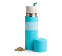 BARGRIN Automate Mate Listo Argentino 750ml - Termo Mate Autocebante Argentino de Acero Inoxidable - Termo, Mate y Bombilla Todo en uno - Incluye plancha de stickers para decorar