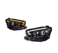 Barhbt Conjunto Faros Celanteros Coche Faros Delanteros LED Para Benz Clase E W213 2016-2023, Luces De Circulación Diurna, Intermitentes Dinámicos(2016-2020)