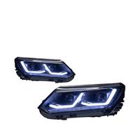Barhbt Conjunto Faros Celanteros Coche Para VW Para Tiguan 2010-2017 Conjuntos Faros Delanteros 2013 Modernización Con Señales Giro Secuenciales LED Y Luces Circulación Diurna