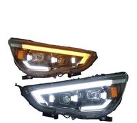 Barhbt Faros Delanteros Conjunto Faros LED Para Mitsubishi Para ASX 2013-2019 Luces Giro DRL LED Modificadas