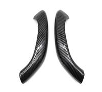Barhbt Manijas Interiores Puertas Coche Para BMW Para X1 Para X2 F48 F49 F39 2016-2020 Para Puerta Izquierda Derecha Cubierta Exterior Manilla Interior Compatible(Carbon 2pcs set)