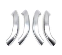 Barhbt Manijas Interiores Puertas Coche Para BMW Para X1 Para X2 F48 F49 F39 2016-2020 Para Puerta Izquierda Derecha Cubierta Exterior Manilla Interior Compatible(Silver 4pcs set)