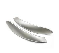 Barhbt Manijas Interiores Puertas Coche Para BMW Serie 3 4 Para M3 Para M4 F30 F80 F31 F32 2013-2018 Tirador Puerta Interior Cubierta Exterior Moldura Manilla Interior Compatible(Silver 2PCS)
