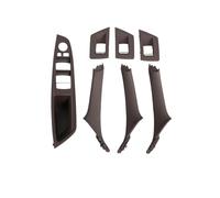 Barhbt Manijas Interiores Puertas Coche Tirador De Puerta De Juego De 7 Piezas Para BMW Serie 5 F10 F18 523 525 528 LHD RHD Manilla Interior Compatible(LHD Moka)