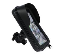 Barhbt Soportes para Moto Bolsa para Teléfono De Bicicleta Giratoria 360° Impermeable Manillar Motocicleta con Pantalla Táctil Soporte Manillar Moto(A Handlebars)