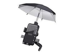 Barhbt Soportes para Moto Soporte para Teléfono Móvil De Motocicleta Manillar De Bicicleta Clip para Teléfono Exterior Manillar con Paraguas Soporte Manillar Moto(Rearview Umbrella)