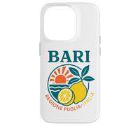 Bari Regione Puglia Italia Limón Vintage Italia Verano Carcasa para iPhone 14 Pro