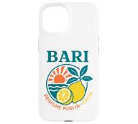 Bari Regione Puglia Italia Limón Vintage Italia Verano Carcasa para iPhone 15