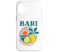 Bari Regione Puglia Italia Limón Vintage Italia Verano Carcasa para iPhone 16 Plus