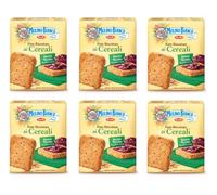 Barilla 6x Mulino Bianco Le Cereali Italian Whole Wheat (Integrale) Rusks Dried Bread 315g Health food!