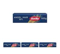 BARILLA Clásicos Capellini Nº 1 De 500 Gramos 3 Minutos De Cocción (Paquete de 4)