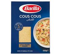 Barilla Cuscús de grano medio para una cocción rápida, aproximadamente 7 porciones, paquete de 1,5 kg