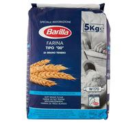 Barilla Harina de 0,0 cm 5 kg perfecta para pizza, pan y pasteles de horneado