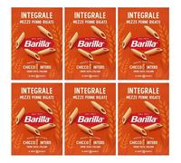 BARILLA Integrale Mezze Penne Rigate - Pasta tubular integral, pasta penne 500g (3kg, Penne Rigate)