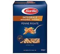 Barilla - Pasta de pennette rígida Integrale Blé completo, 500 g, lote de 6
