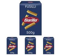 Barilla Pasta Fusilli, 500g (Paquete de 4)