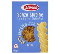 Barilla Pasta Fusilli sin gluten, pasta corta de maíz blanco, maíz amarillo y arroz integral, 400 g